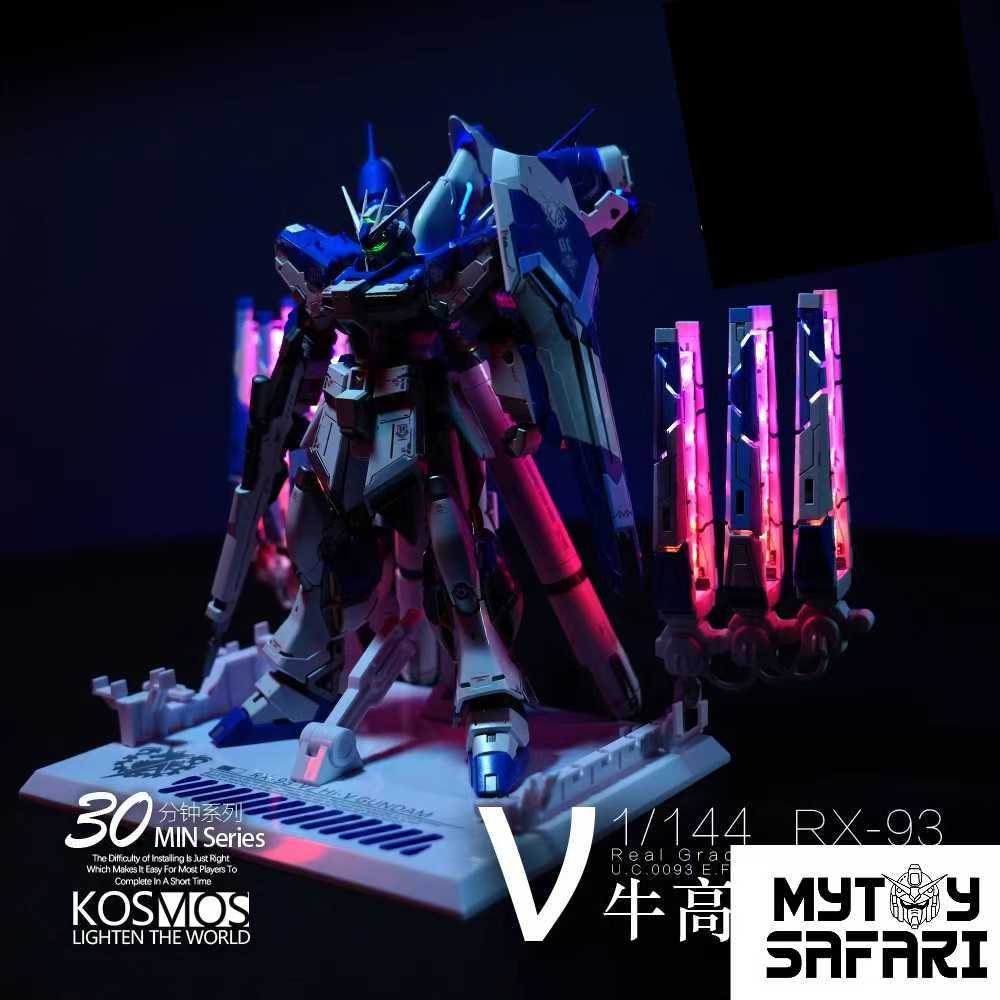 Kosmos 30 MIN Series Fin Funnel Colorful RGB LED Unit & High Mobility Backpack LED Unit for RX-93-v2 Hi-Nu Gundam 1/144 Scale Set B