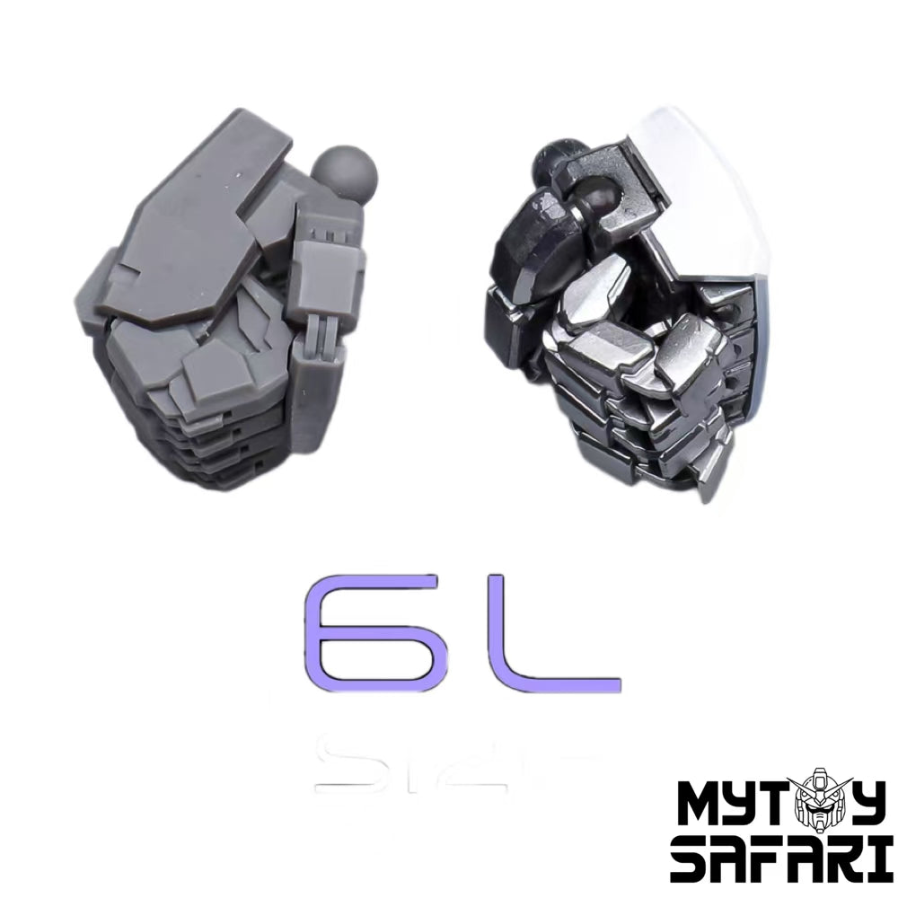 AOK Type G Large Size Changeable Hands Garage Kit 1/60 Scale for PG Gundam Set of 12