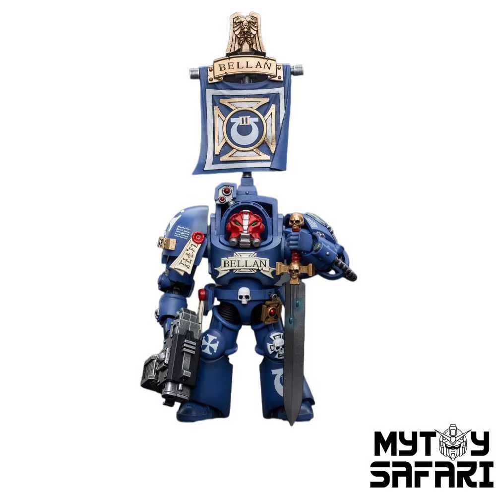 JoyToy Source Warhammer 40K Ultramarines Terminators Sergeant Bellan 1/18 Scale