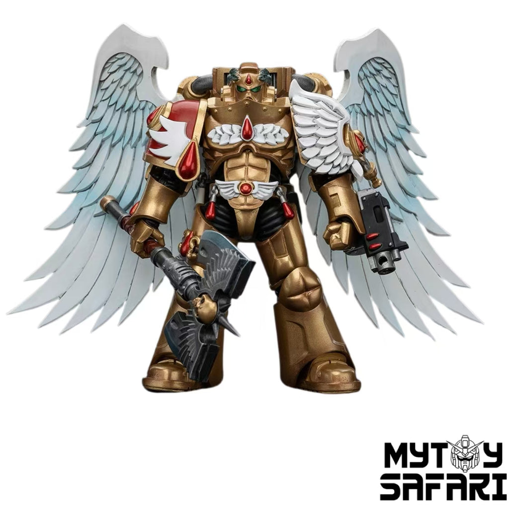 JoyToy Source Warhammer 40K Blood Angels Sanguinary Guard with Encarmine Axe 1/18 Scale 12.2 x 7.2 cm / 4.8 x 2.83''