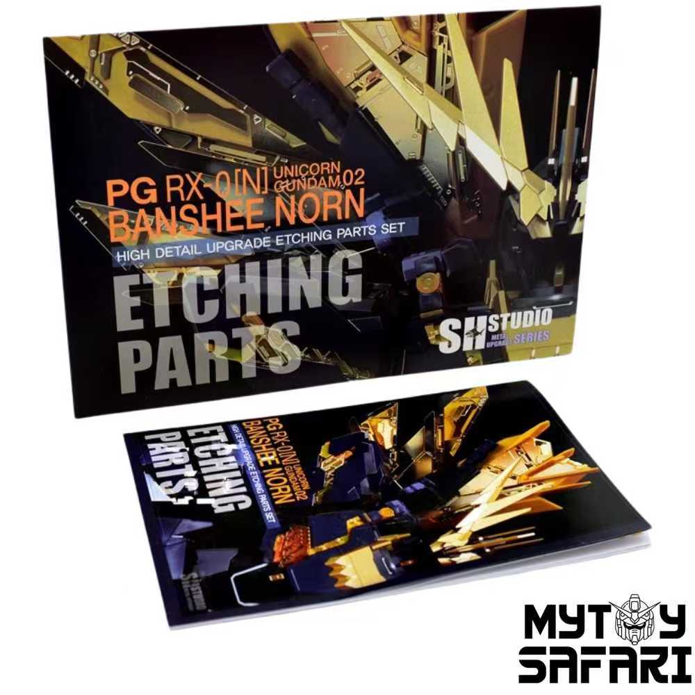 SH Studio Etching Upgrade Kit for PG RX-0 Unicorn Gundam 02 Banshee Norn 1/60 Scale