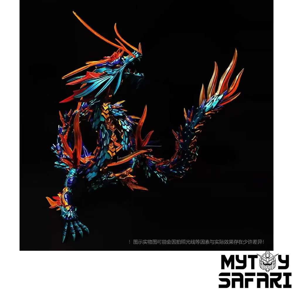 ShenX Pre-Painted & Pre-Assembled Classic of Mountains and Seas Azure Dragon 86cm / 33.86"