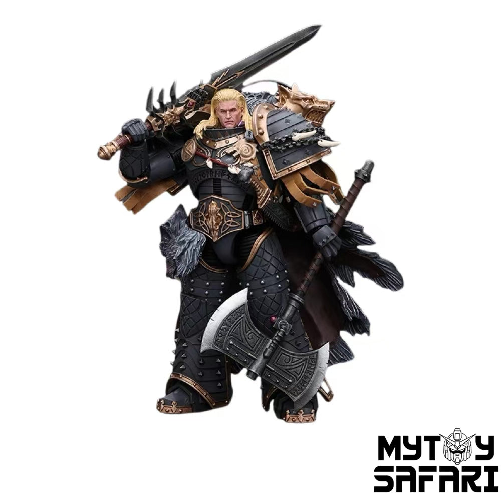 JoyToy Source Warhammer The Horus Heresy Space Wolves Leman Russ Primarch of the VIth Legion 1/18 Scale 18 x 10.8 cm / 7.09 x 4.25"