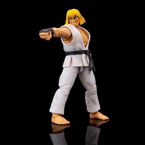 Jada Toys Ultra Street Fighter II Ken Player 2 Version White Version 1/12 Scale 15.24cm /6"