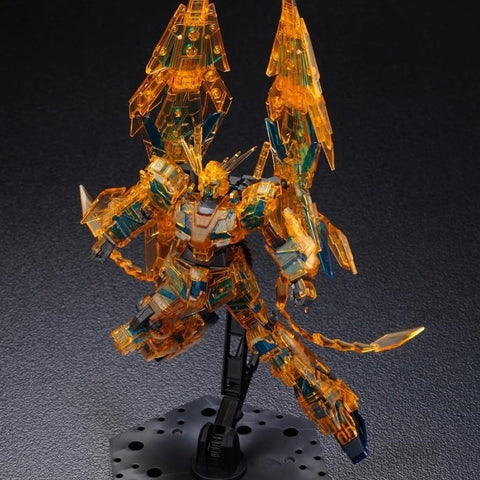 XingDong MoXing HG Unicorn Gundam 03 Phenex Clear Color Model Kit 1/144 Scale