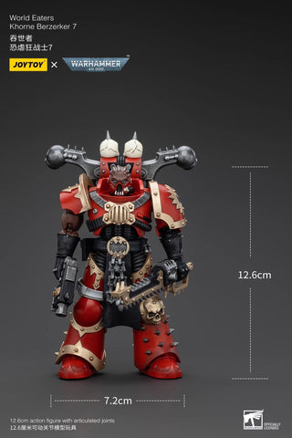 JoyToy Source Warhammer 40K World Eaters Khorne Berzerker 7 1/18 Scale 12.6cm / 4.96"
