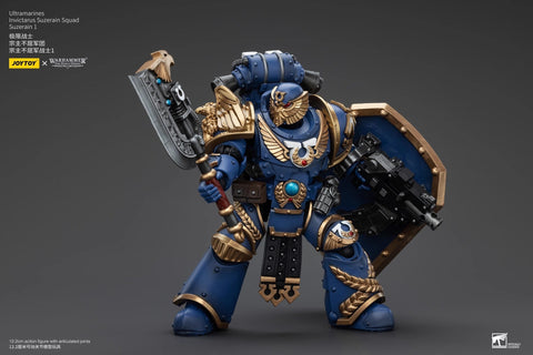 JoyToy Source Warhammer The Horus Heresy Ultramarines Invictarus Suzerain Squad Suzerain 1 1/18 Scale 12.2 x 7.9 cm / 4.8 x 3.11''