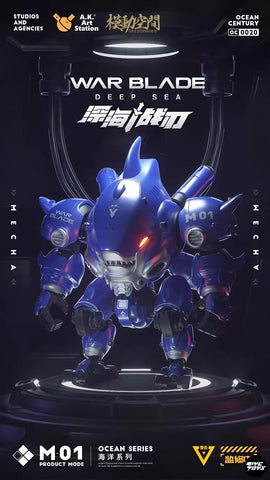 【Pre-Order】Saying Zone M01 M-01 Shark, M02 M-02 Jellyfish, M03 M-03 Devil Fish & M04 M-04 Squid Set of 4