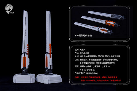 Big Head Model Fluorescent Display Light