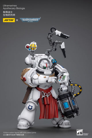 JoyToy Source Warhammer 40K Uitramarines Apothecary Biologis 1/18 Scale 13.6cm / 5.35"