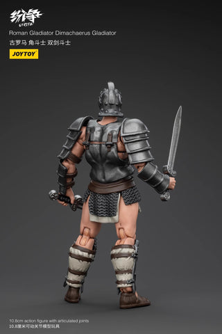 【Pre-Order】JoyToy Source Strife Roman Gladiator Dimachaerus Gladiator 1/18 Scale 10.8 x 4.6 cm / 4.25 x 1.81''