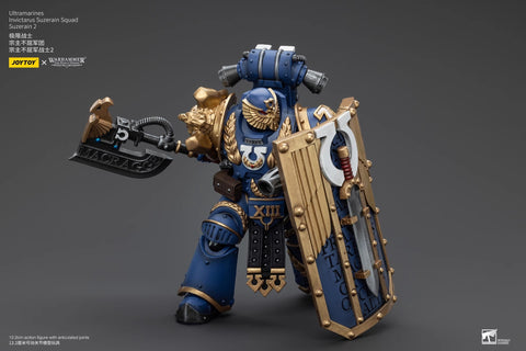 JoyToy Source Warhammer The Horus Heresy Ultramarines Invictarus Suzerain Squad Suzerain 2 1/18 Scale 12.2 x 7.9 cm / 4.8 x 3.11''