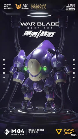 【Pre-Order】Saying Zone M01 M-01 Shark, M02 M-02 Jellyfish, M03 M-03 Devil Fish & M04 M-04 Squid Set of 4