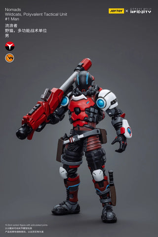 JoyToy & Infinity Nomads Wildcats Polyvalent Tactical Unit #1 Man 1/18 Scale