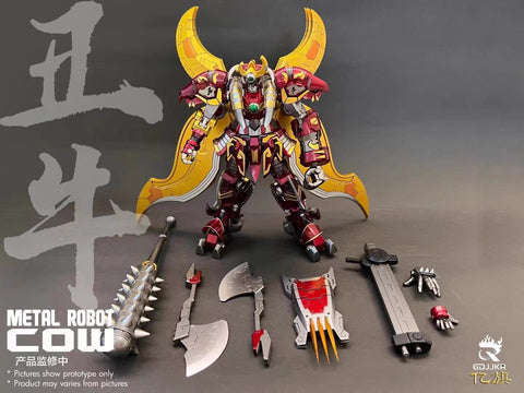【Pre-Order】GDJJKR Metal Robot The Chinese Zodiac Chou Oxen 23cm / 9.06"