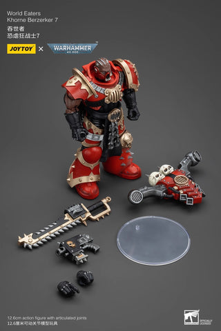 JoyToy Source Warhammer 40K World Eaters Khorne Berzerker 7 1/18 Scale 12.6cm / 4.96"