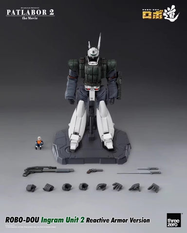 【Pre-Order】Threezero 3Z05050W0 Patlabor 2 The Movie ROBO-DOU Ingram Unit 2 Reactive Armor Version 1/35 Scale  23cm / 9.06''