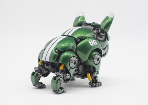 HWJ Rambler Mecha Bulldog Green Version 15.5*10.5*10cm / 6.10*4.13*3.94"
