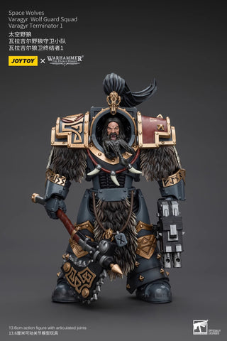 JoyToy Source Warhammer The Horus Heresy Space Wolves Varagyr Wolf Guard Squad Varagyr Terminator 1 1/18 Scale 14.2cm / 5.59''