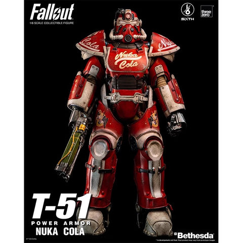 Threezero Fallout T51 T-51 Nuka Cola Power Armor 1/6 Scale 36.8cm / 14.49''