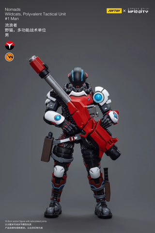 JoyToy & Infinity Nomads Wildcats Polyvalent Tactical Unit #1 Man 1/18 Scale