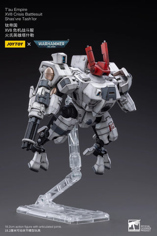 JoyToy Source Warhammer 40K T'au Empire XV8 Crisis Battlesuit 01 Shas'vre Tash'lor 1/18 Scale