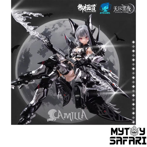 Eastern Model ATK Girl Vampire Carmilla Model Kit Silver Version 1/12 Scale 17.5cm / 6.89''