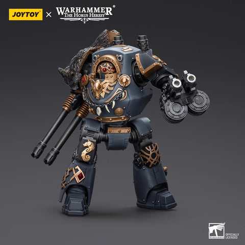 JoyToy Source Warhammer The Horus Heresy Space Wolves Contemptor Dreadnought with Gravis Bolt Cannon 1/18 Scale  24cm / 9.45''