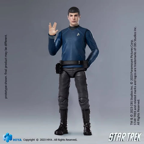 Hiya Toys Exquisite Mini Series Star Trek 2009 Spock 1/18 Scale