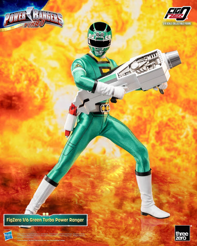 【Pre-Order】Threezero 3Z08150W0 Green Turbo Power Ranger 1/6 Scale 30.7cm / 12.08"