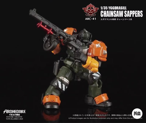 Toys Alliance ARC-41 Yggdrasill Chainsaw Sapper 1/35 Scale 6cm / 2.36''
