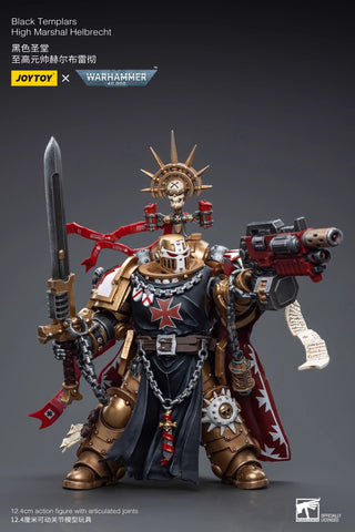 JoyToy Source Warhammer 40K Black Templars High Marshal Helbrecht 1/18 Scale