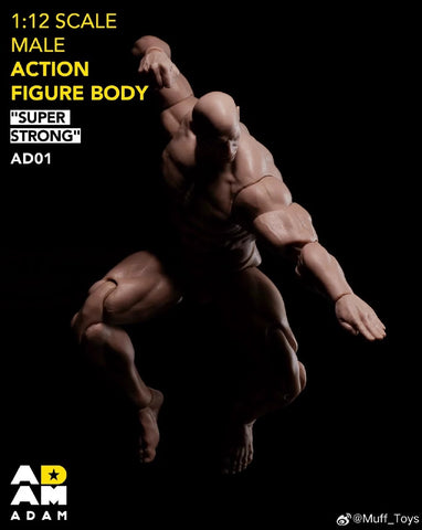 ADAM AD01 Super Strong Comic Style Male Body 1/12 Scale 17.27cm / 6.80''