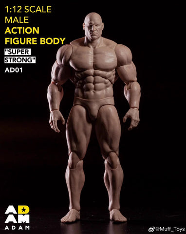 ADAM AD01 Super Strong Comic Style Male Body 1/12 Scale 17.27cm / 6.80''