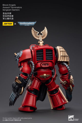 JoyToy Source Warhammer 40K Blood Angels Assault Terminators Sergeant Santoro 1/18 Scale