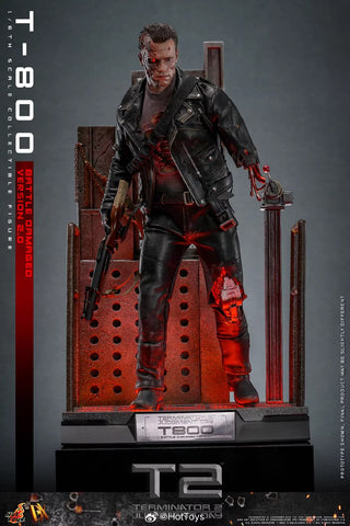 【Pre-Order】Hot Toys DX46 T800 T-800 Terminator Genisys Arnold Battle Damaged 2.0 Edition 1/6 Scale 32cm / 12.6''