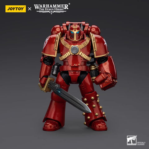 JoyToy Source Warhammer The Horus Heresy Thousand Sons Legion MK IV Tactical Squad Sergeant with Power Fist 1/18 Scale 12cm / 4.72''