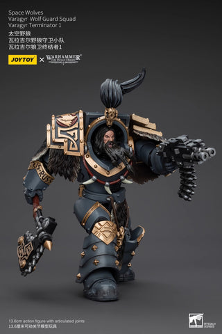 JoyToy Source Warhammer The Horus Heresy Space Wolves Varagyr Wolf Guard Squad Varagyr Terminator 1 1/18 Scale 14.2cm / 5.59''