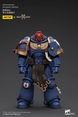 JoyToy Source Warhammer 40K Ultramarines Sergeant Gadriel  1/18 Scale 12.8 x 7.5 cm / 5.04 x 2.95''
