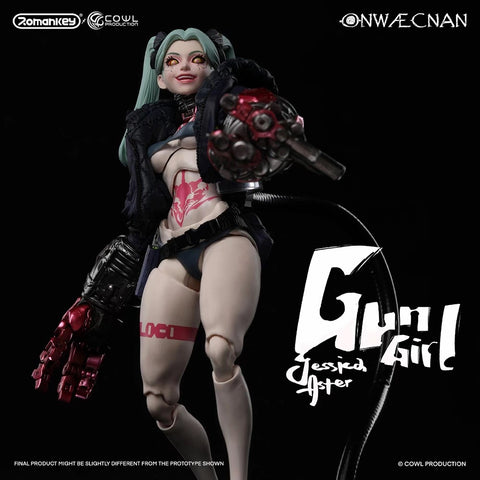Romankey X Cowl Onwæcnan Gun Girl Jessica Aster Deluxe Version 1/12 Scale