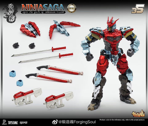 【Pre-Order】Forging Soul & Pier Studio AGS-35 AGS35 Ninjia Saga Fuma Kotaro Collector Edition 1/60 Scale