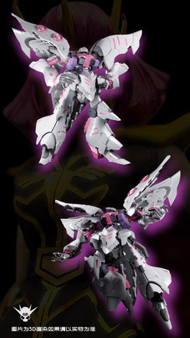 YIYA-G AMX-004 Q-beley Queen's Vehicle Deluxe Version Model Kit 1/120 Scale