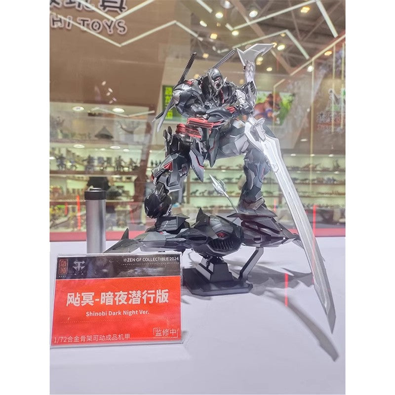 【Pre-Order】CangDao Model Ninja Zhan Ming Shinobi Dark Night Version  1/72 Scale