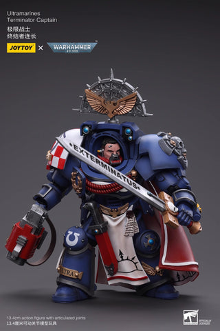 JoyToy Source Warhammer 40K Ultramarines Terminator Captain 1/18 Scale