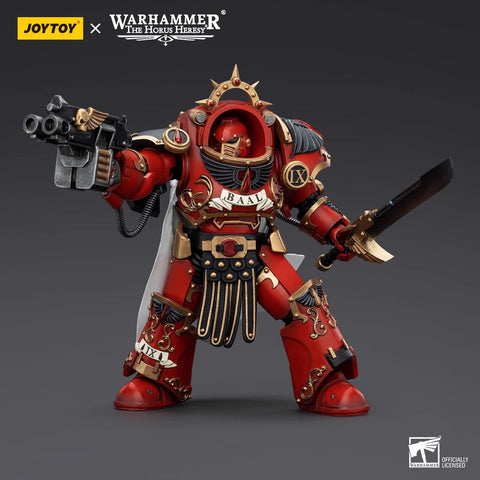 JoyToy Source Warhammer The Horus Heresy Blood Angels Legion Praetor in Tartaros Terminator Armour 1/18 Scale 14.2 x 8.6 x 5.6 cm / 5.59 x 3.39 x 2.2''