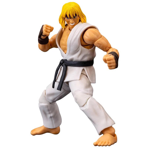 Jada Toys Ultra Street Fighter II Ken Player 2 Version White Version 1/12 Scale 15.24cm /6"