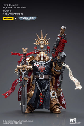 JoyToy Source Warhammer 40K Black Templars High Marshal Helbrecht 1/18 Scale