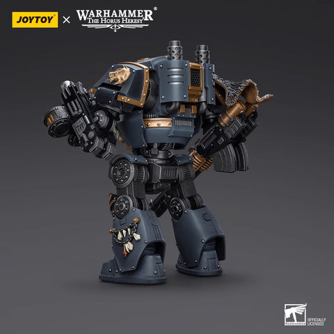 JoyToy Source Warhammer The Horus Heresy Space Wolves Contemptor Dreadnought with Gravis Bolt Cannon 1/18 Scale  24cm / 9.45''