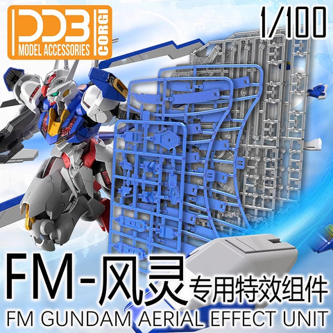 DDB Model Effect Units 1/100 Scale for MG Full Mechanics XVX-016 Gundam Aerial 1/100 Scale
