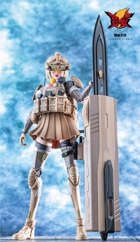 LeiZhou Studio Saint Asia Warrior Series Stapel Model Kit 1/9 Scale 18.5cm / 7.28"